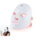 Wireless 7 Colors LED Face Beauty Machine Photon Facial Neck Skin Tighten Rejuvenation Facial Neck Mask